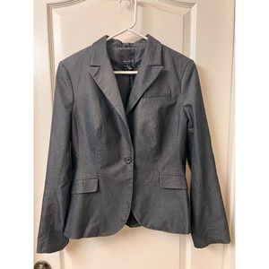 The Limited Collection Women 2 Button Dark Gray Blazer Jacket Size 10